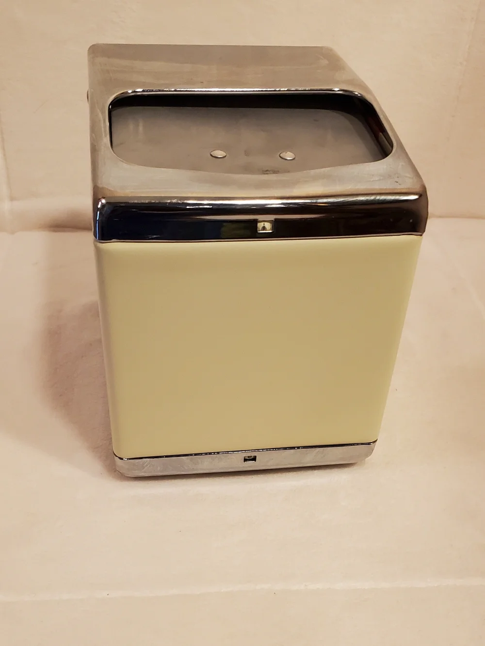 Vintage Coca Cola Red and Cream 'Have a Coke' Metal Napkin Dispenser 5.25x4.5
